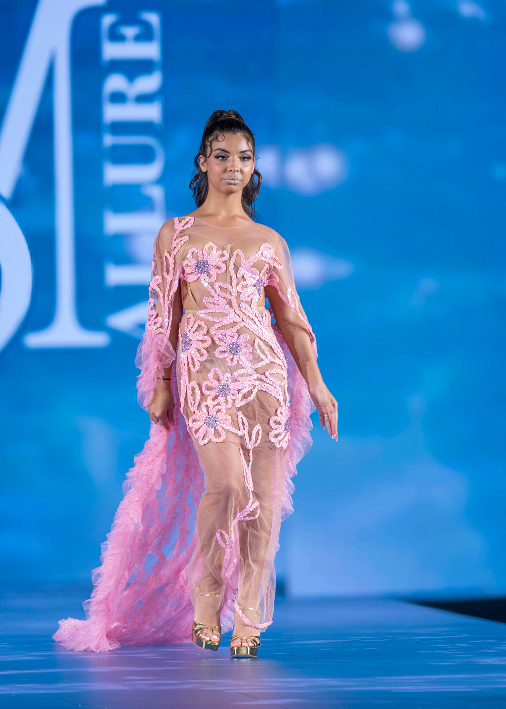 The Blush Petal Couture Gown