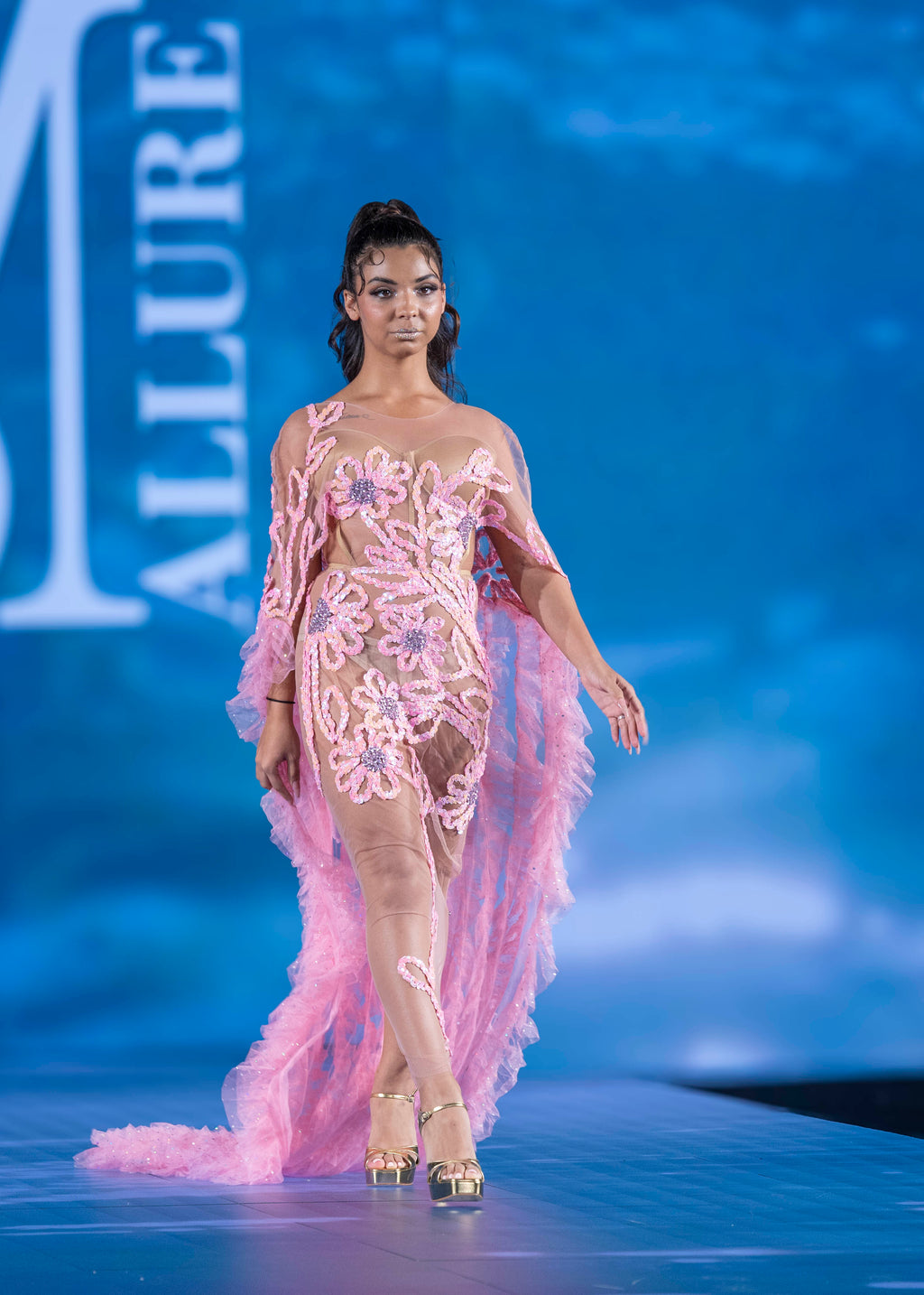 The Blush Petal Couture Gown