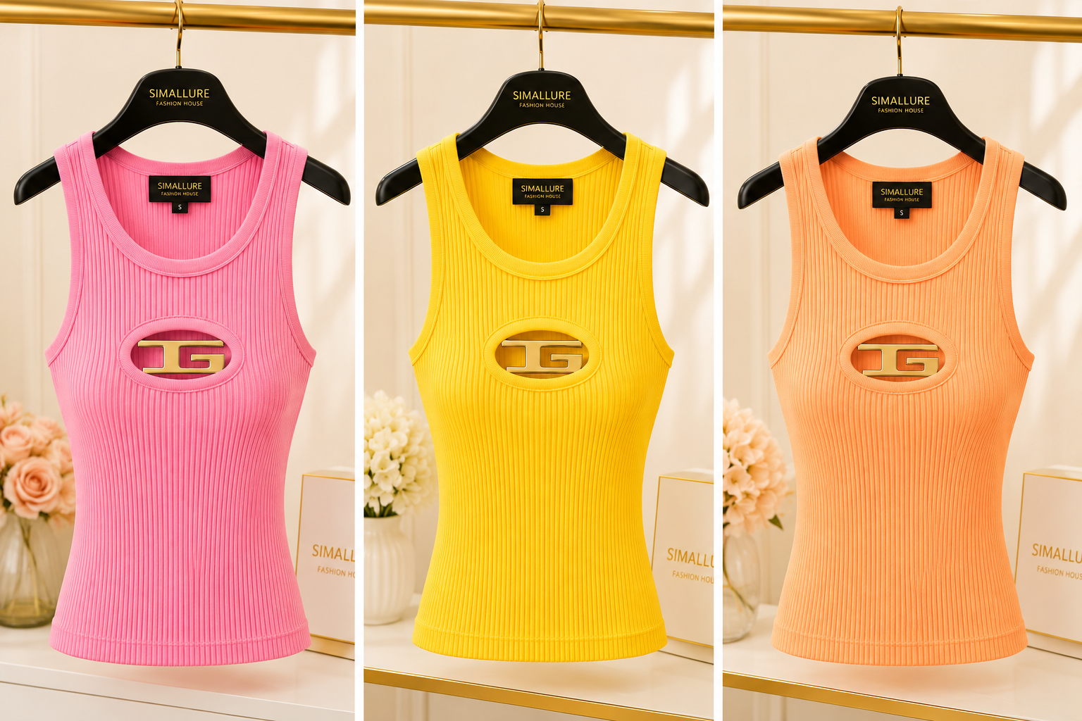 The Narina Luxe Ribbed Tank
