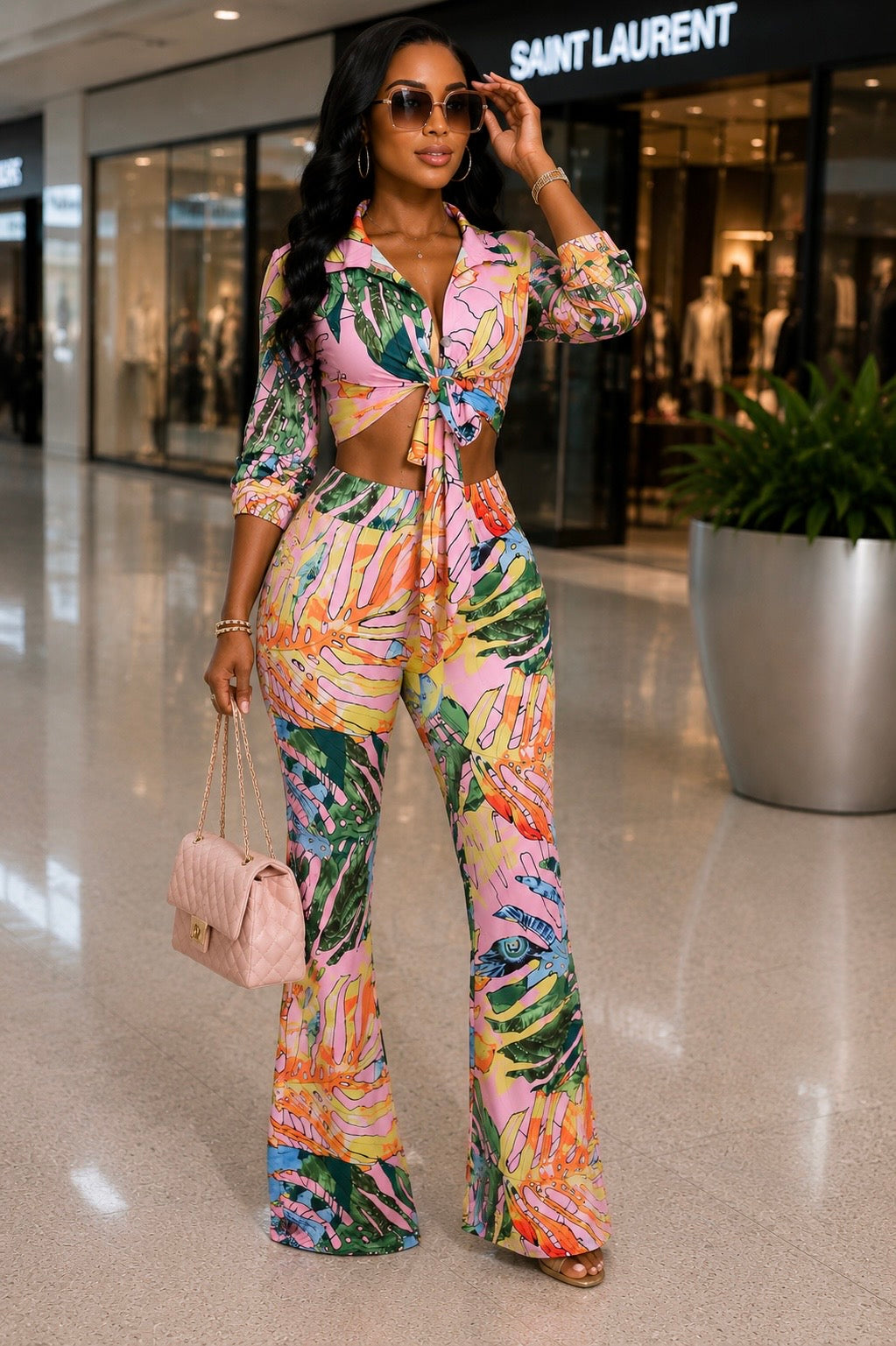 Palm Luxe Resort Pant Set