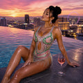 Vegas Rosé Crystal Bodysuit 🍾
