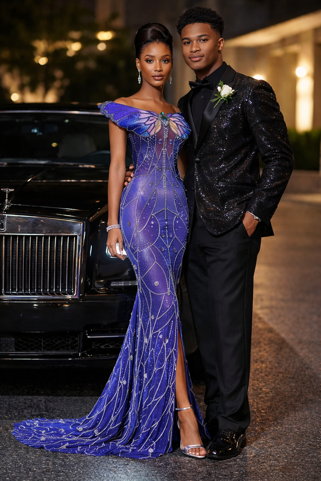 The Midnight Monarch Couture Gown