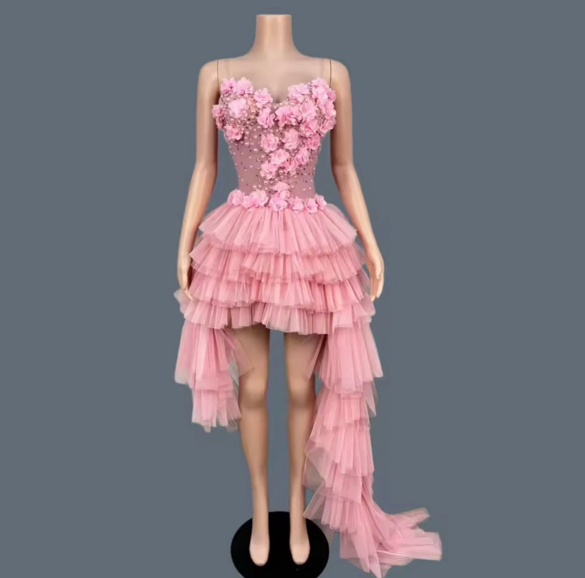 The Garden Muse Hi-Low Mini Dress