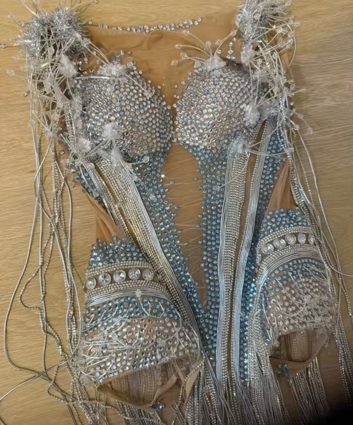 Diamond Drip Goddess Couture Bodysuit