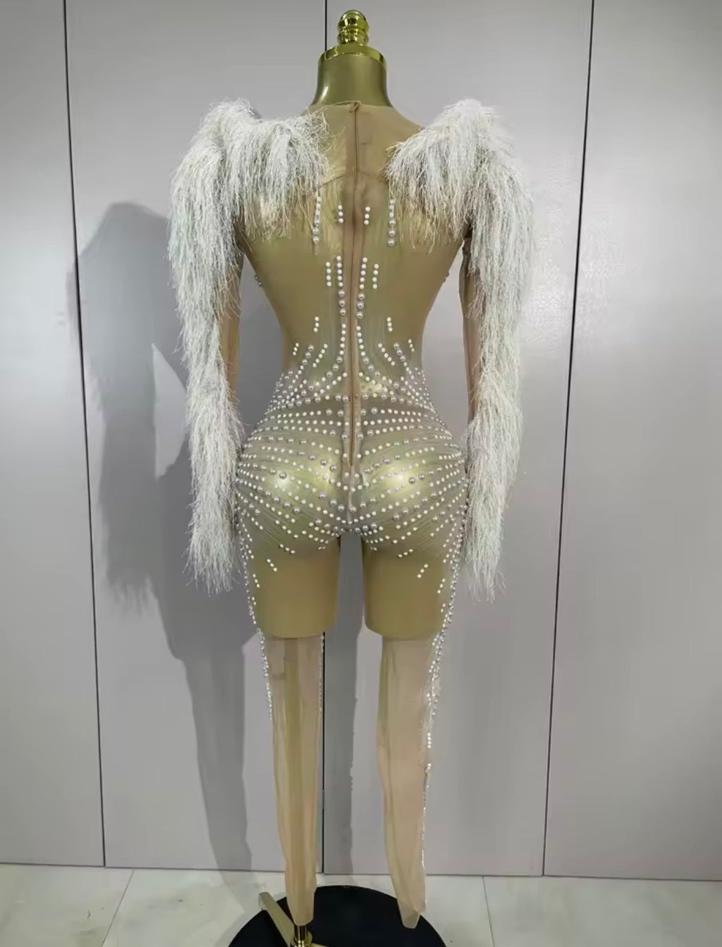 SimAllure Crystal Wing Bodysuit