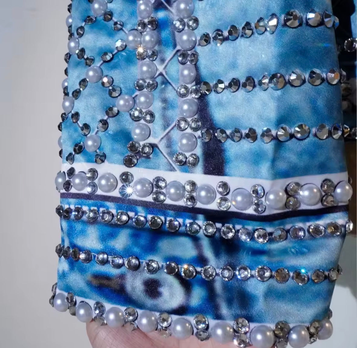 The Starlit Pearl Oversized Jacket