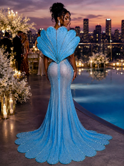 Azure Royale Couture Gown