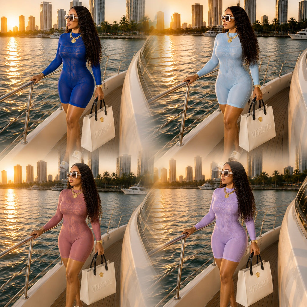 The Luxe Motion Zip Romper