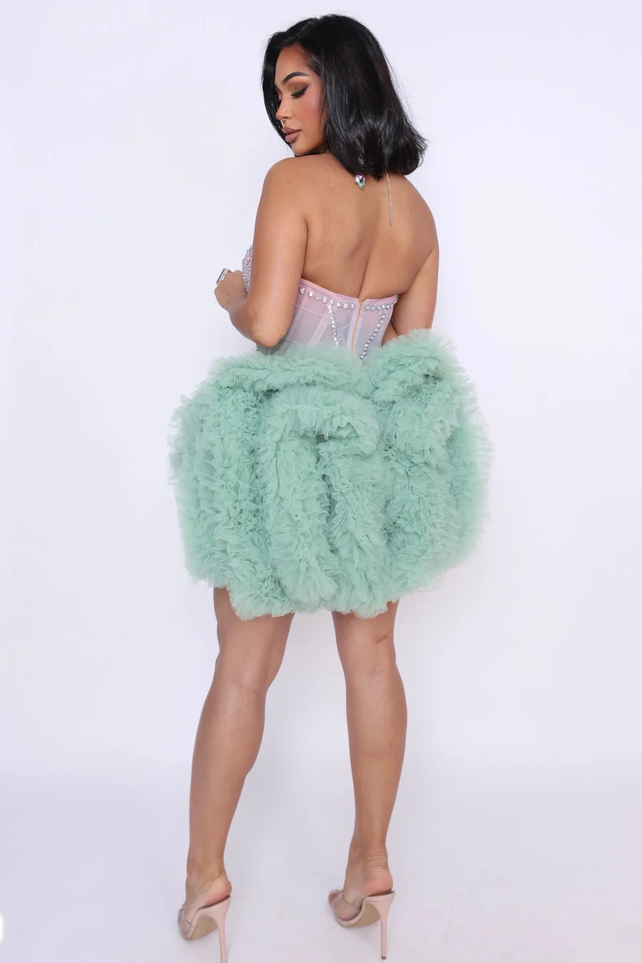 Mint Diamond Mirage
Dress