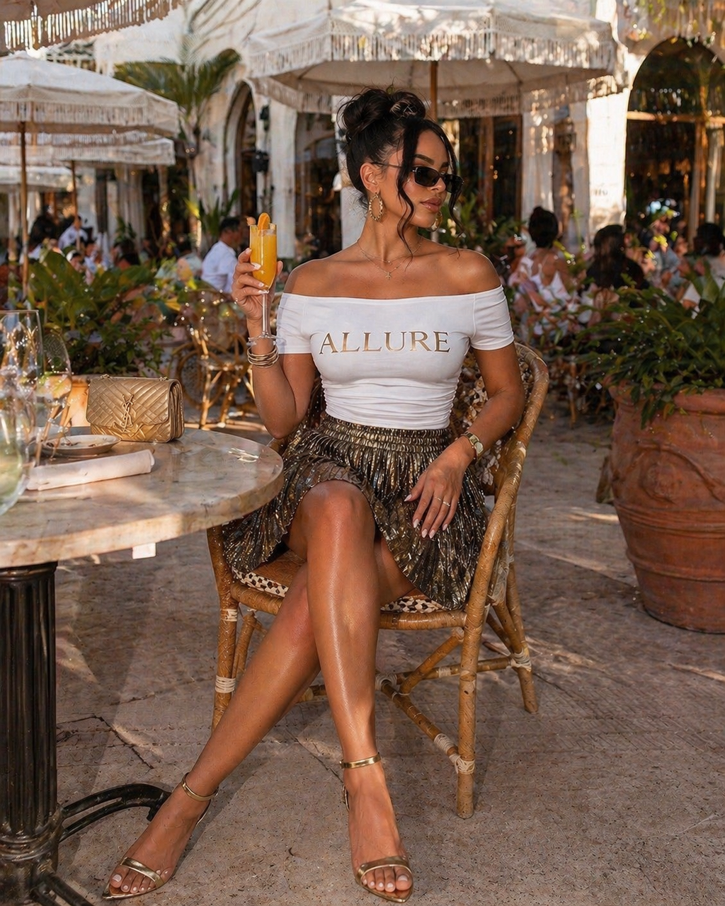 Golden Hour Allure Skirt ✨