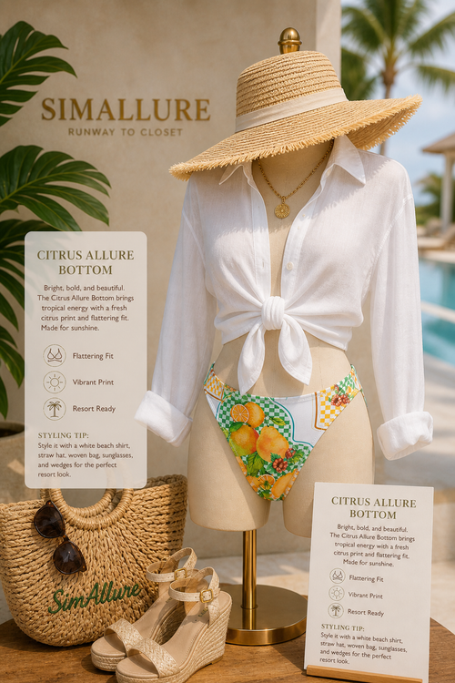 Citrus Allure Swimsuit 🍊