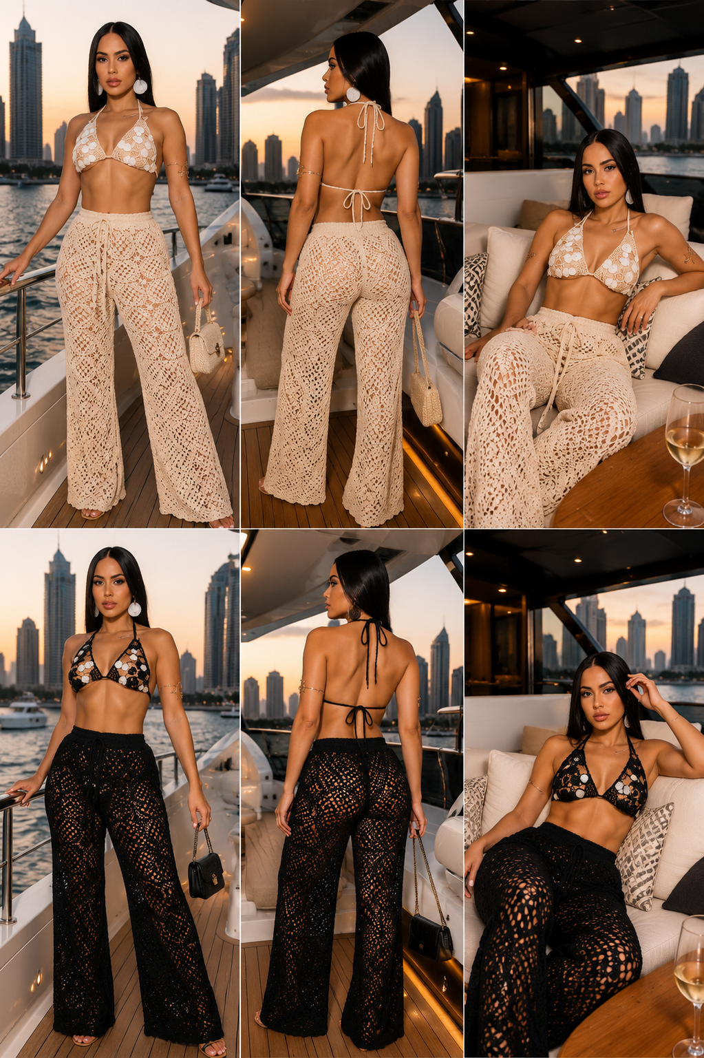Midnight Marina Crochet Set