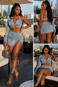 Skyline Muse Denim Set