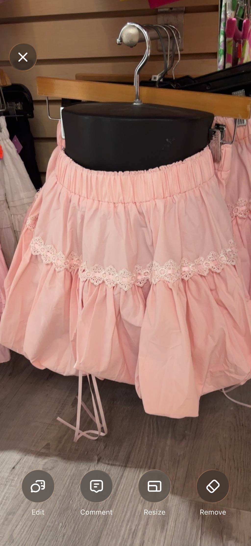 Blush Bloom Bubble Skirt