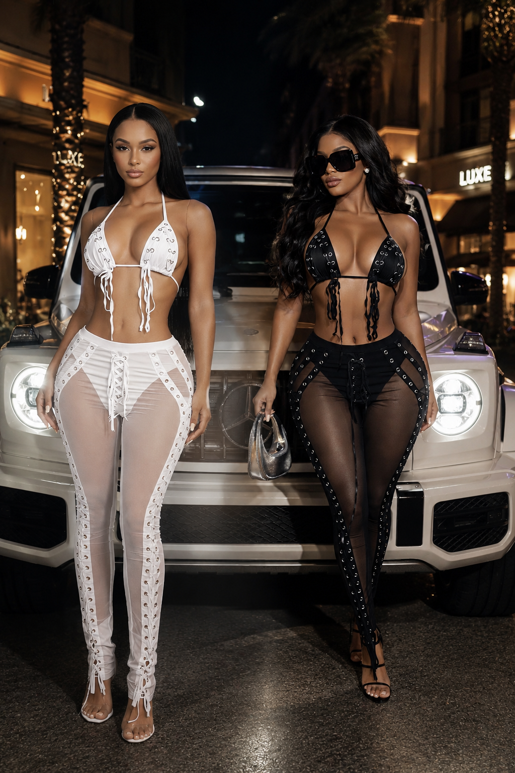 The After Hours Lace-Up Set